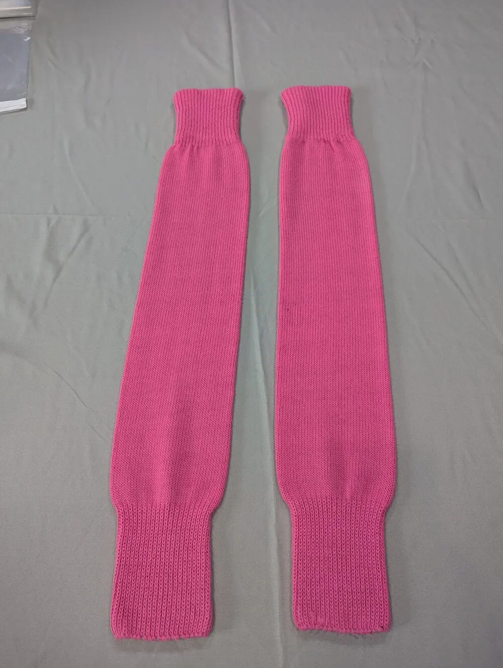 Hot Pink Boot Leg Warmers Cozy Knit 80s Retro One Size